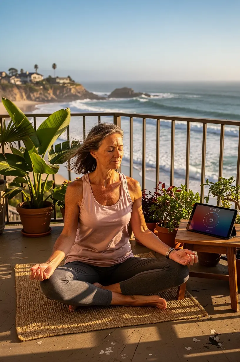 Decluttered living space promoting simplified living benefits